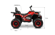 POJAZD AKUMULATOROWY QUAD GIGANT BLUE