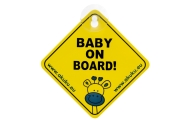 Įspėjamasis ženklas Akuku A0645 BABY ON BOARD-Priežiūrai, Apsaugos, Kitos apsaugos-e-vaikas