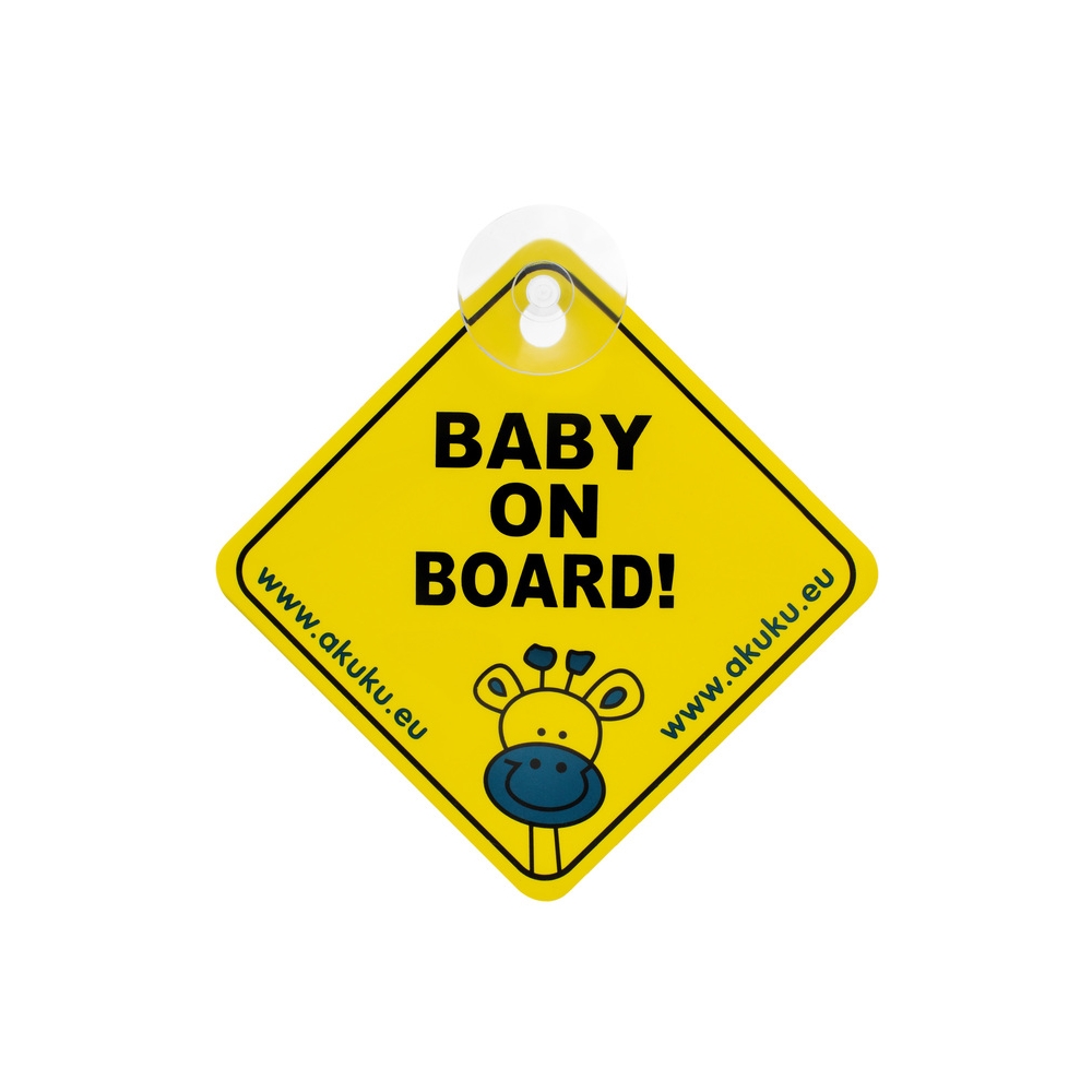 Įspėjamasis ženklas Akuku A0645 BABY ON BOARD-Priežiūrai, Apsaugos, Kitos apsaugos-e-vaikas