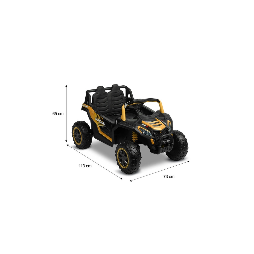 Elektrinis Buggy Toyz Axel, Red-Elektromobiliai vaikams, Keturračiai ir bagiai-e-vaikas