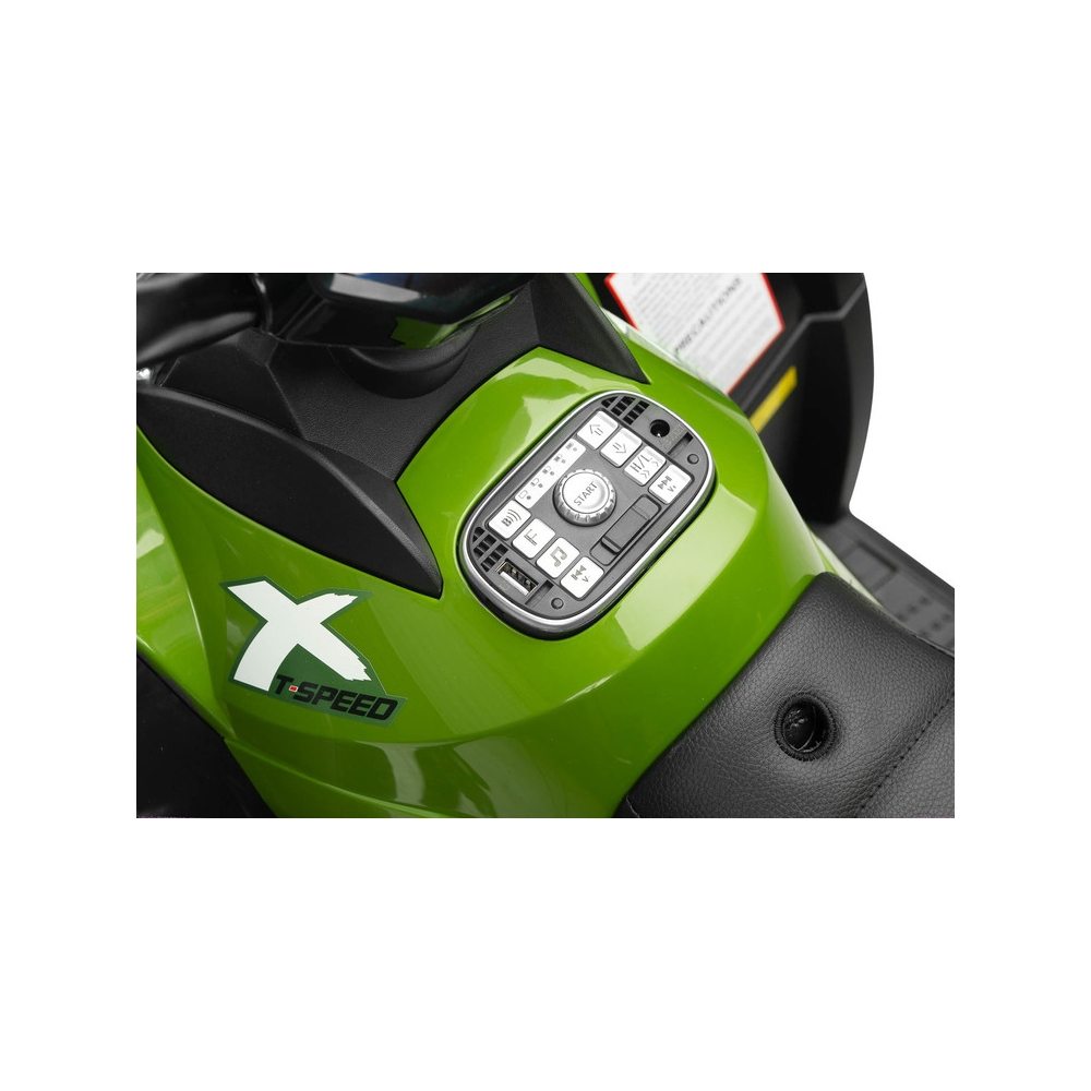 Elektrinis keturratis Toyz Rush, ARMY Green-Elektromobiliai vaikams, Keturračiai ir bagiai-e-vaikas