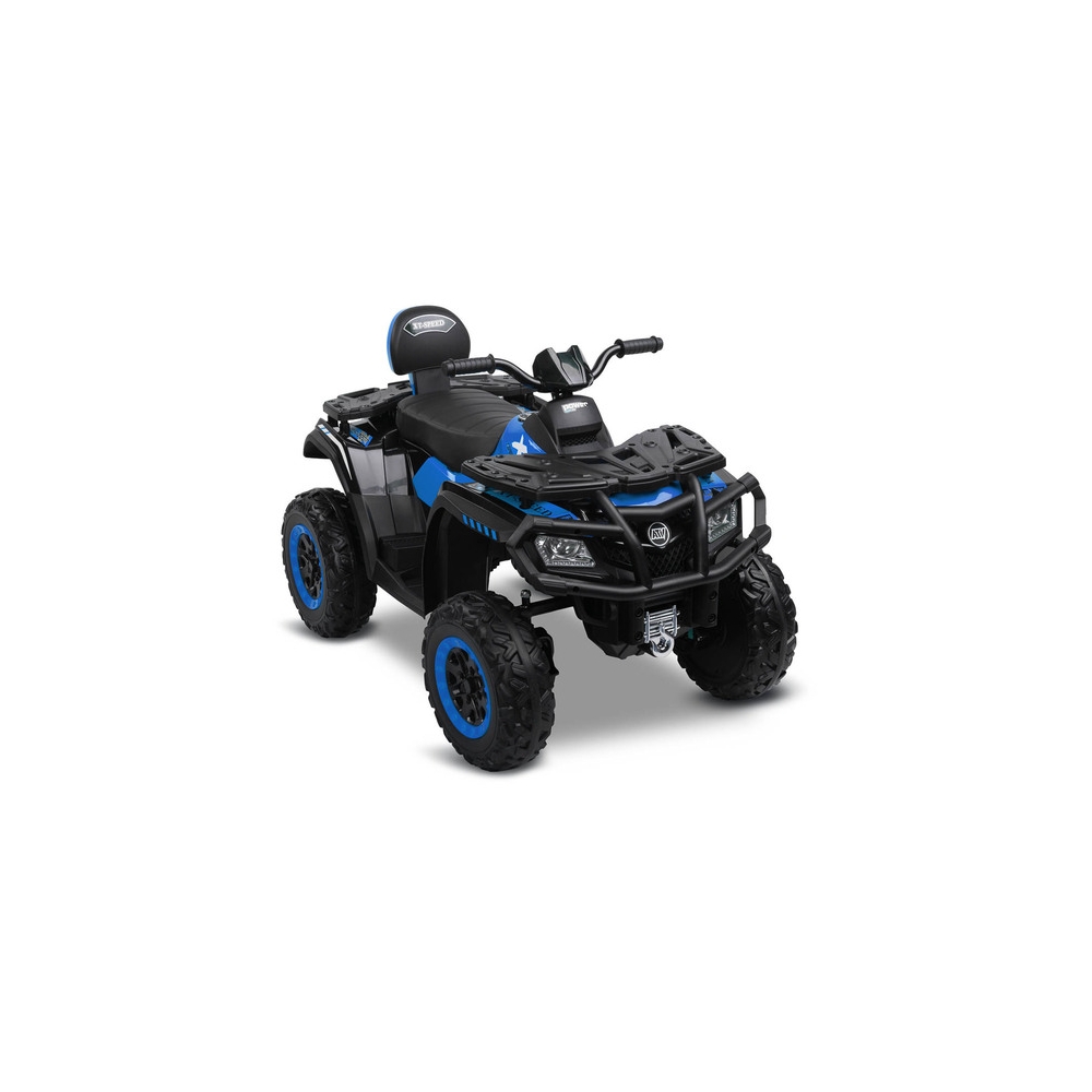 Elektrinis keturratis Toyz Rush, Blue-Elektromobiliai vaikams, Keturračiai ir bagiai-e-vaikas