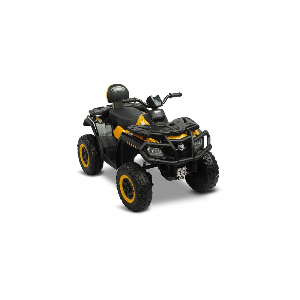 Elektrinis keturratis Toyz Rush, Yellow-Elektromobiliai vaikams, Keturračiai ir bagiai-e-vaikas