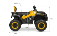 POJAZD NA AKUMULATOR RUSH YELLOW