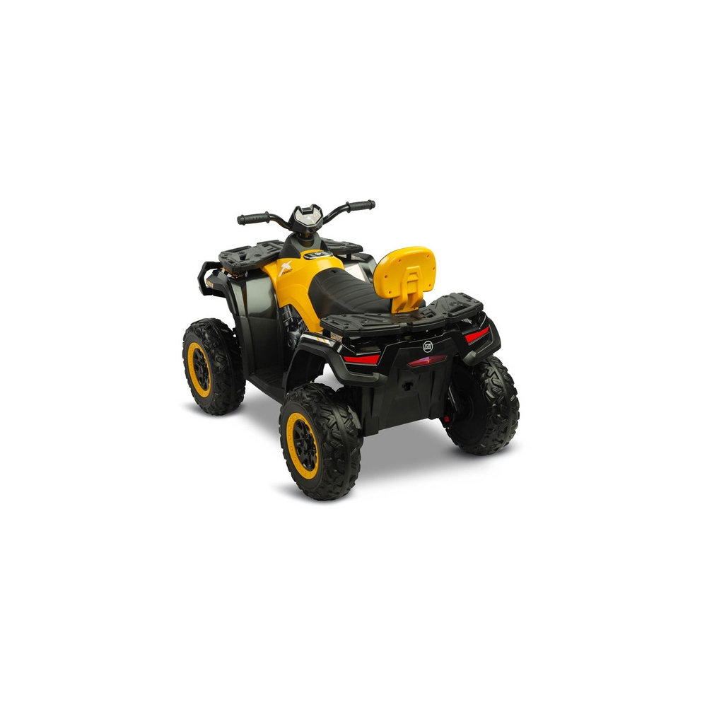 Elektrinis keturratis Toyz Rush, Yellow-Elektromobiliai vaikams, Keturračiai ir bagiai-e-vaikas