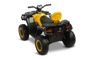 Elektrinis keturratis Toyz Rush, Yellow-Elektromobiliai vaikams, Keturračiai ir bagiai-e-vaikas