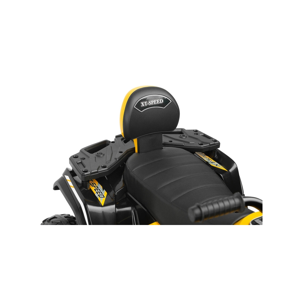 Elektrinis keturratis Toyz Rush, Yellow-Elektromobiliai vaikams, Keturračiai ir bagiai-e-vaikas