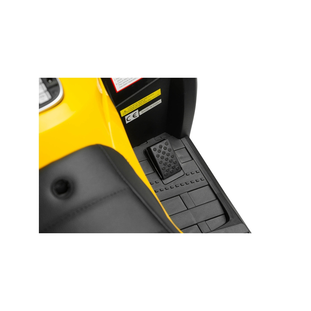 Elektrinis keturratis Toyz Rush, Yellow-Elektromobiliai vaikams, Keturračiai ir bagiai-e-vaikas