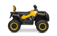 Elektrinis keturratis Toyz Rush, Yellow-Elektromobiliai vaikams, Keturračiai ir bagiai-e-vaikas