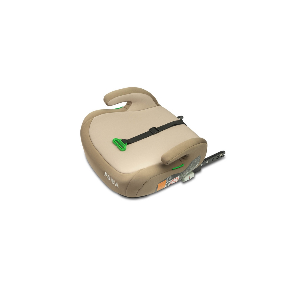 Automobilinė kėdutė PUMA I-SIZE, 125-150cm, Beige-Automobilinės kėdutės, Paaukštinimai-e-vaikas