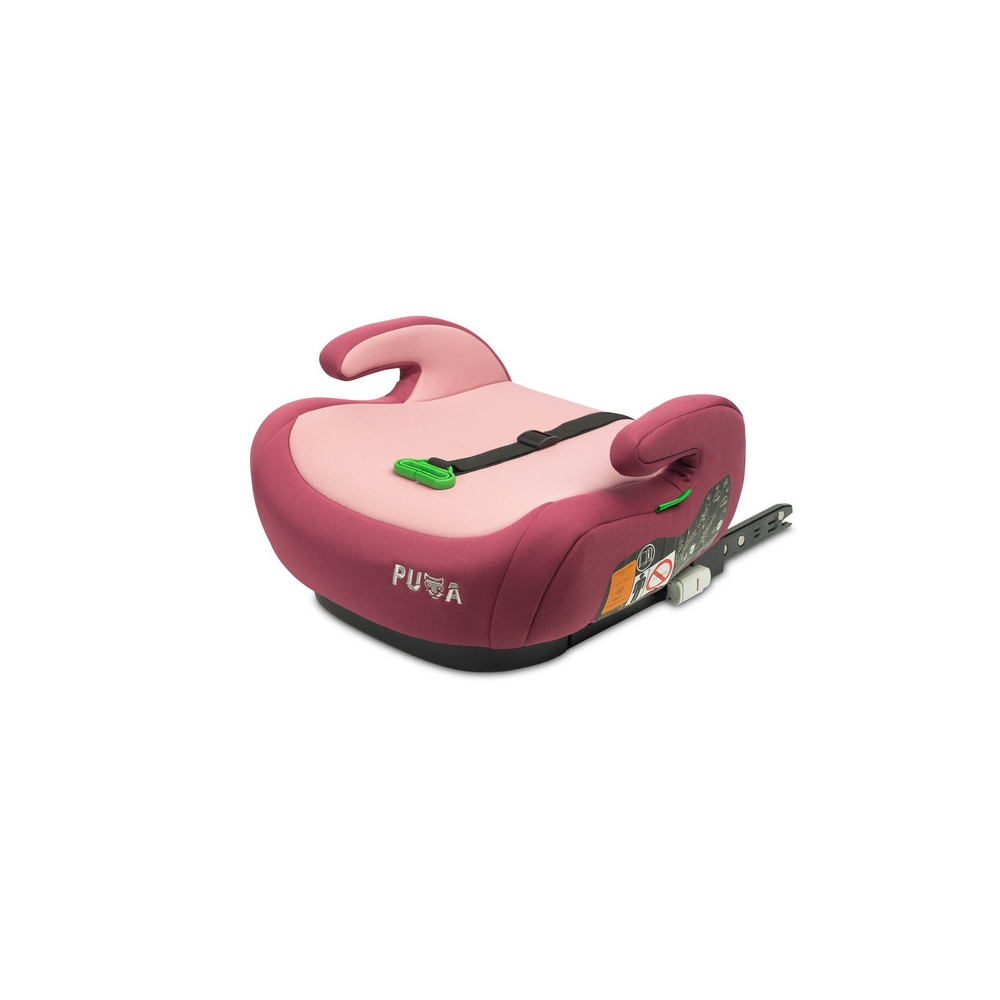 Automobilinė kėdutė PUMA I-SIZE, 125-150cm, Pink-Automobilinės kėdutės, Paaukštinimai-e-vaikas