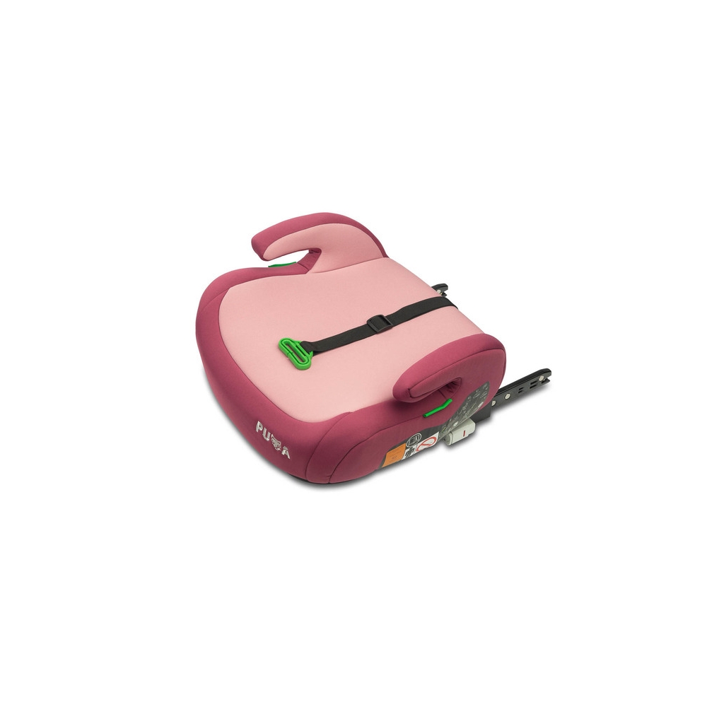 Automobilinė kėdutė PUMA I-SIZE, 125-150cm, Pink-Automobilinės kėdutės, Paaukštinimai-e-vaikas