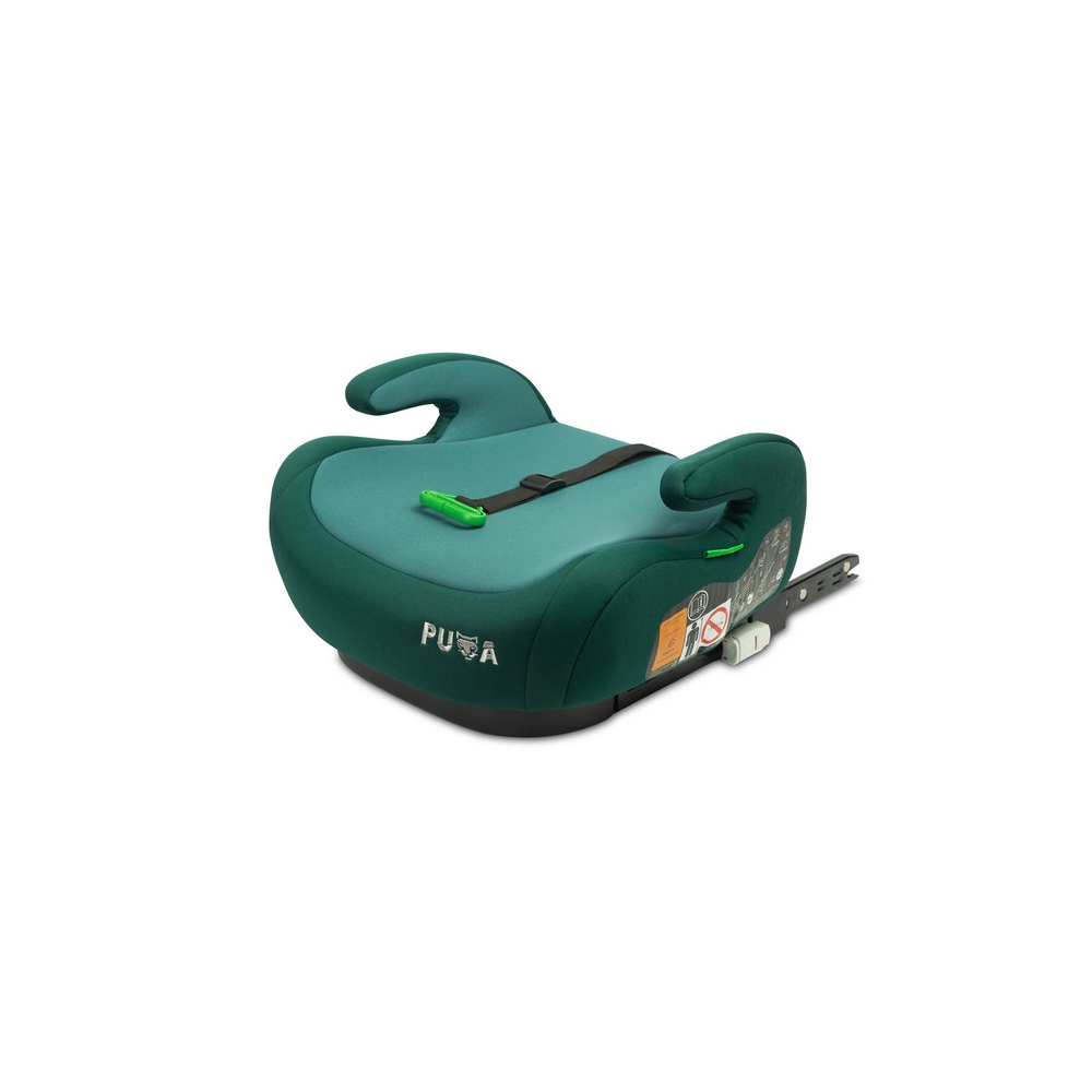 Automobilinė kėdutė PUMA I-SIZE, 125-150cm, Emerald-Automobilinės kėdutės, Paaukštinimai-e-vaikas