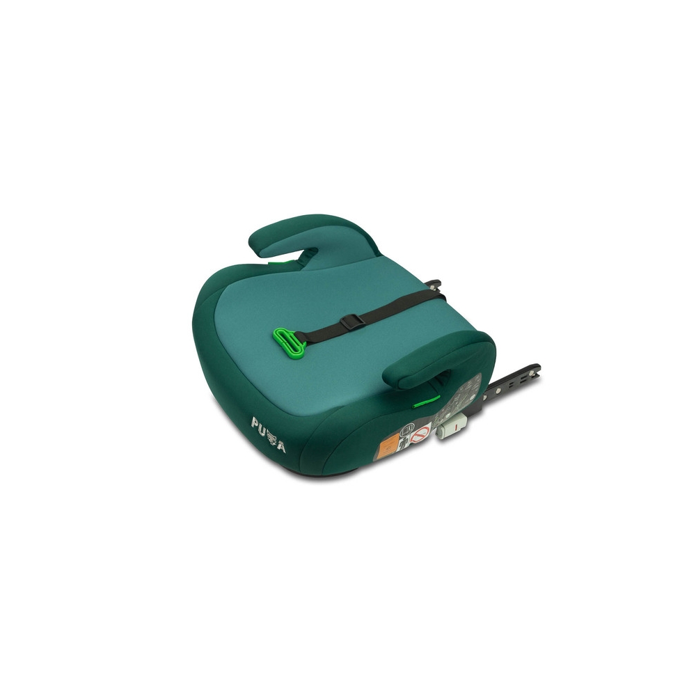 Automobilinė kėdutė PUMA I-SIZE, 125-150cm, Emerald-Automobilinės kėdutės, Paaukštinimai-e-vaikas