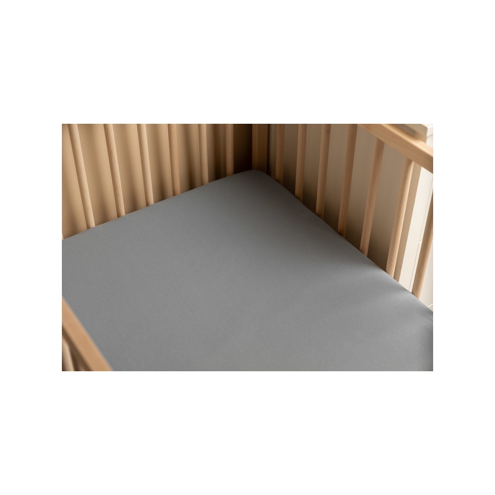 Paklodė JERSEY DELUXE pilka 160x80-Miegui, Patalynė vaikams ir kūdikiams, Paklodės-e-vaikas