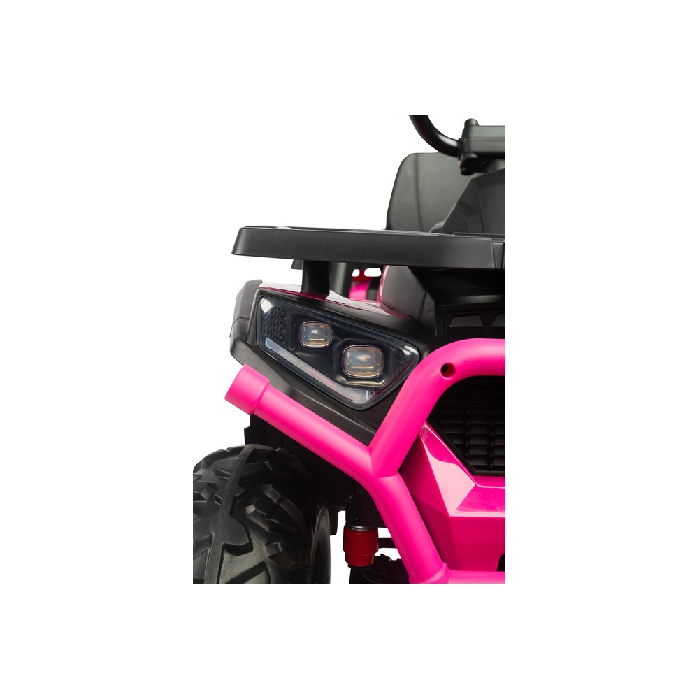 AKUMULIATORINĖ TRANSPORTO PRIEMONĖ TERRA PINK-Elektromobiliai vaikams, Keturračiai ir bagiai-e-vaikas