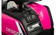 AKUMULIATORINĖ TRANSPORTO PRIEMONĖ TERRA PINK-Elektromobiliai vaikams, Keturračiai ir bagiai-e-vaikas
