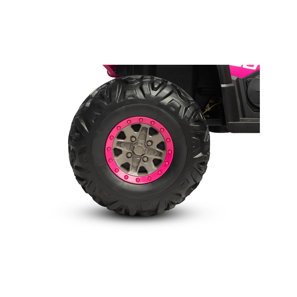 AKUMULIATORINĖ TRANSPORTO PRIEMONĖ TERRA PINK-Elektromobiliai vaikams, Keturračiai ir bagiai-e-vaikas