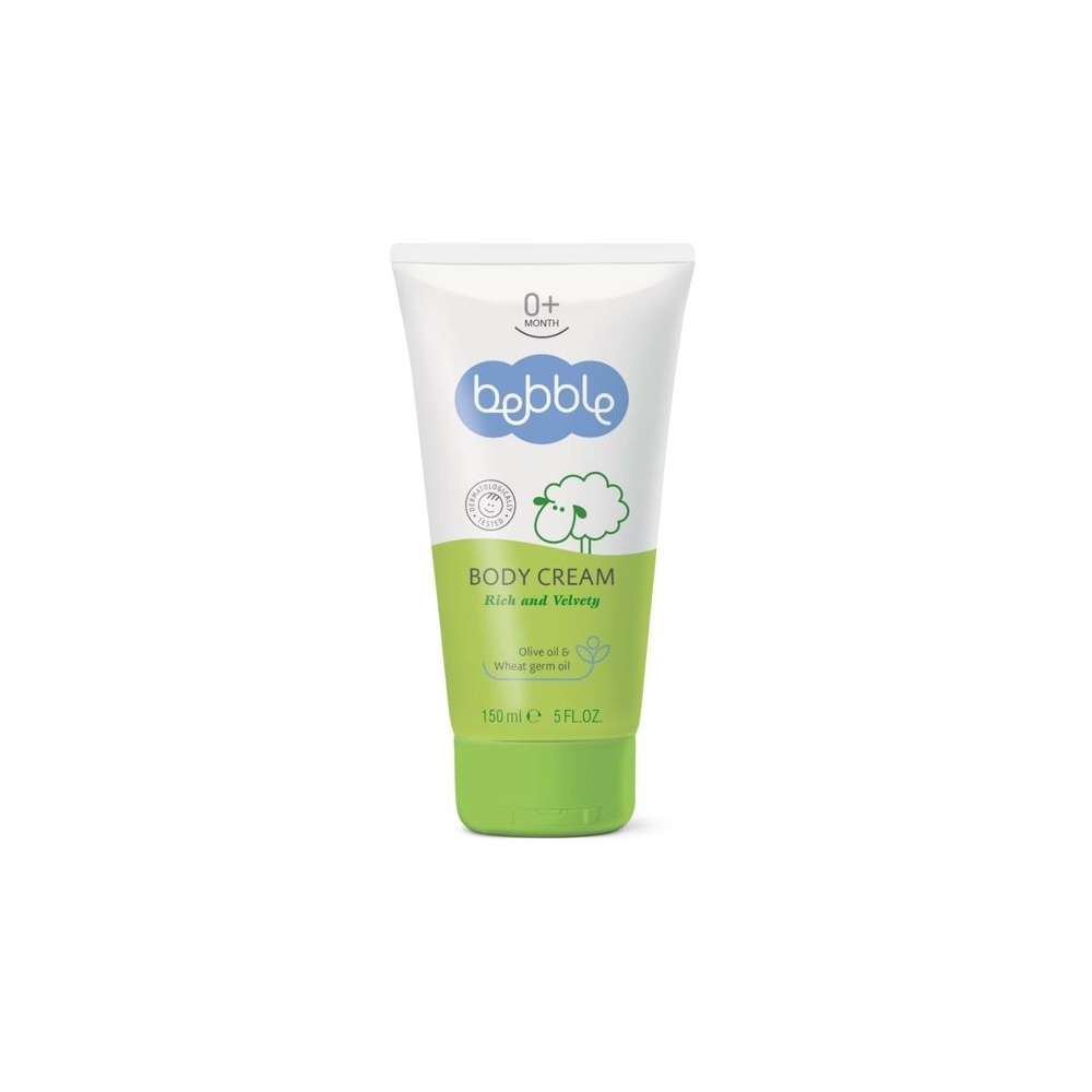 0910 KŪNO KREMAS 150ML BEBBLE 3016-01-007-Priežiūrai, Vonios higiena, Kosmetika ir higiena-e-vaikas