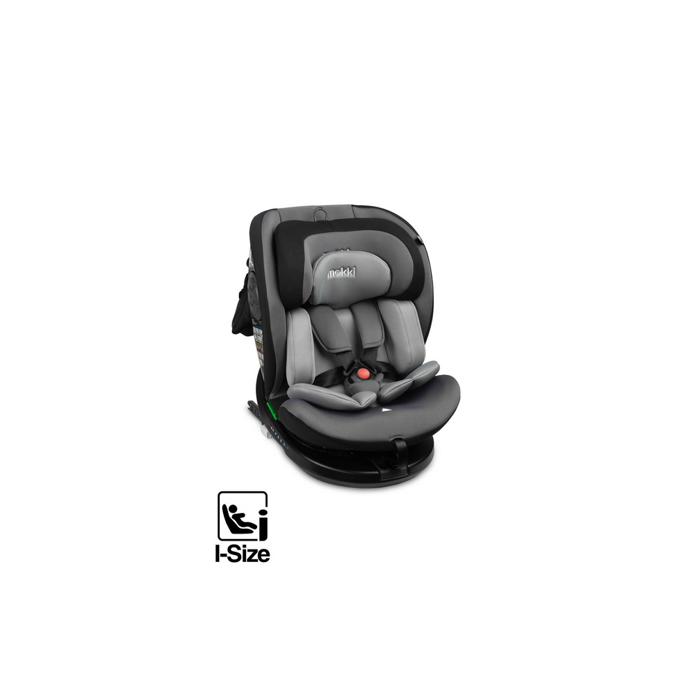 Automobilinė kėdutė MOKKI I-SIZE, 40-150cm, Grey