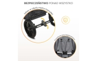 Vaikiškas vežimėlis Lima juodas