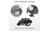 WÓZEK SPACEROWY LIMA BLACK