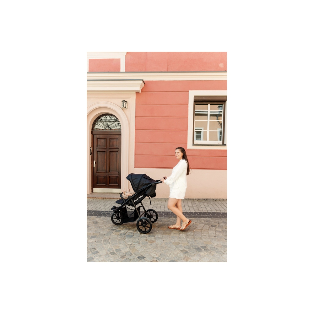 Vaikiškas vežimėlis PRAM LIMA GRAPHITE