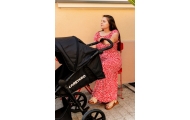 Vaikiškas vežimėlis PRAM LIMA GRAPHITE