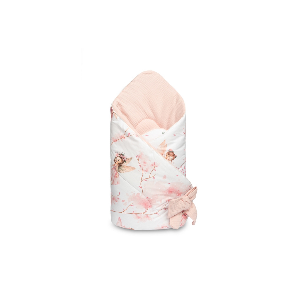 Muslino kūdikio vokelis TISSUE PANT 75x75 Pink