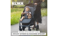 Sportinis vežimėlis Caretero ELMA, Dark Grey