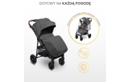 WÓZEK SPACEROWY ELMA DARK GREY