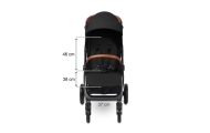 WÓZEK SPACEROWY ELMA BLACK