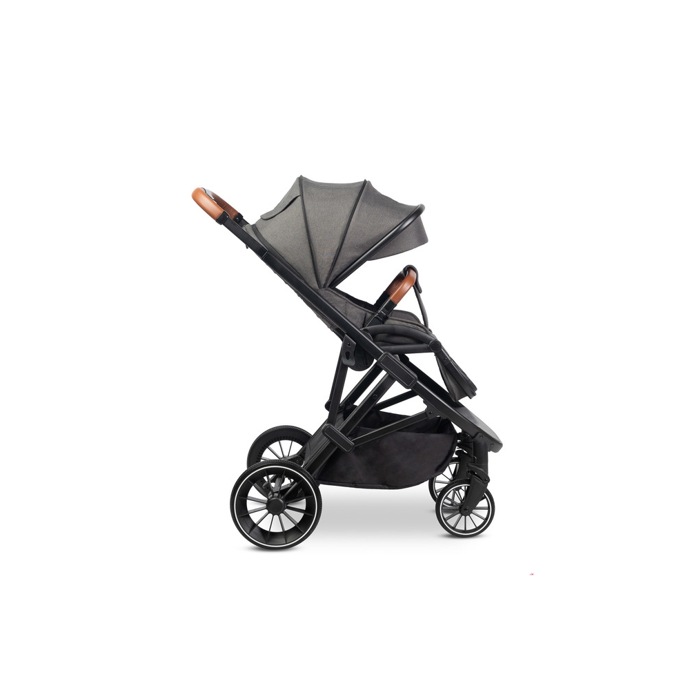 WÓZEK SPACEROWY RATIO DARK GREY