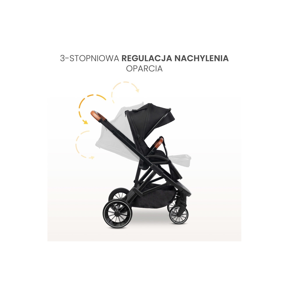 Sportinins vežimėlis Caretero Ratio, Dark Grey-Vaikiški vežimėliai, Sportiniai vežimėliai-e-vaikas