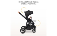 WÓZEK SPACEROWY RATIO DARK GREY