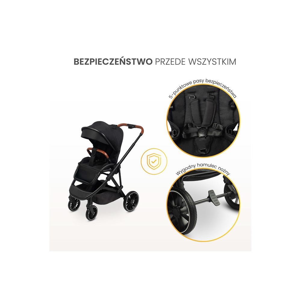 Sportinins vežimėlis Caretero Ratio, Dark Grey-Vaikiški vežimėliai, Sportiniai vežimėliai-e-vaikas