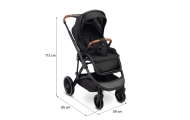 WÓZEK SPACEROWY RATIO BLACK