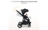 WÓZEK SPACEROWY RATIO BLACK