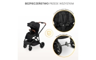 WÓZEK SPACEROWY RATIO BLACK