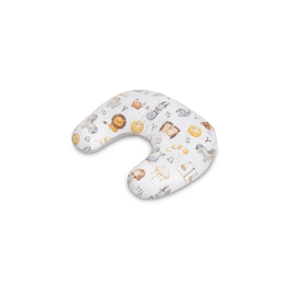 Maitinimo pagalvė Sensillo MUSLINO ZODIAKO PILKA