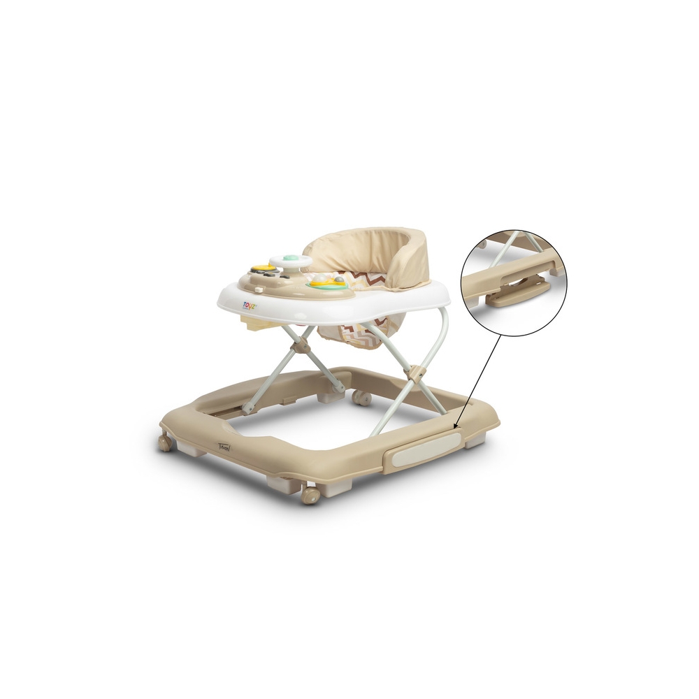 Kūdikių vaikštynė Caretero TIMON, Beige-Judėjimui, Vaikštynės-e-vaikas