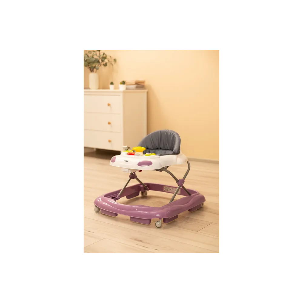 Kūdikių vaikštynė Caretero CARIO, Purple-Judėjimui, Vaikštynės-e-vaikas