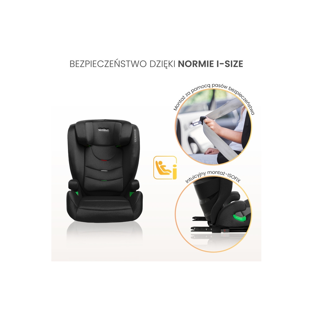Automobilinė kėdutė NIMBUS I-Size, 100-150cm, Graphite-Automobilinės kėdutės, 15-36 kg-e-vaikas