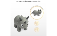 Pripučiamas guminis šokliukas DINU, Grey