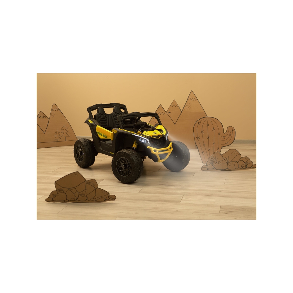 Elektrinis Buggy Toyz MAVERICK, Yellow-Elektromobiliai vaikams, Keturračiai ir bagiai-e-vaikas