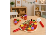 Drewniany Zestaw Do Krojenia Pizza Na Rzepy Kółko Do Krojenia Deska