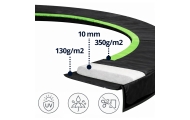 Osłona Sprężyn Do Trampoliny LEAN SPRING PAD Czarna 244-252 CM 8FT