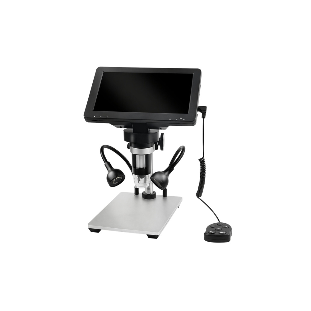 Edukacinis skaitmeninis mikroskopas su laidiniu pultu, 1200 kartų didinimu, 7 colių LCD ekranu ir HD kamera-Namai, laisvalaikis,