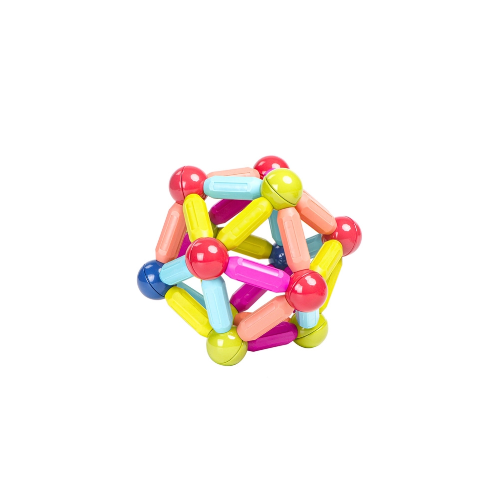 Zestaw Klocki Magnetyczne Konstrukcyjne W Pudełku Patyczki 3D 166 el.