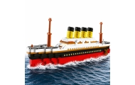 Zestaw Klocki Konstrukcyjne Statek Titanic Duży Model 60 cm 3327 el.